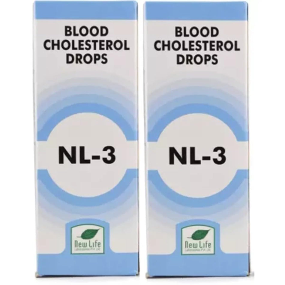 New Life NL-3 Blood Cholesterol Drops - 30ml || Pack Of 2