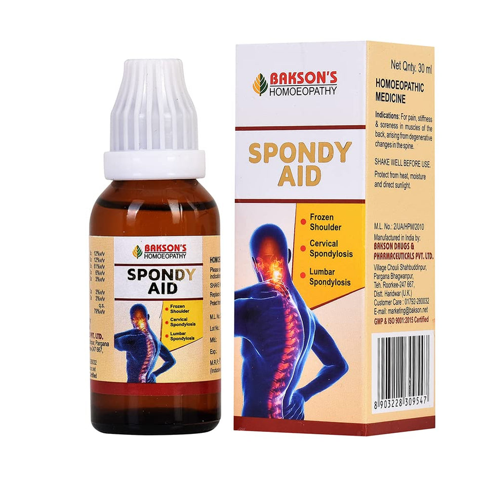 Bakson's Spondy Aid Drops - 30ml