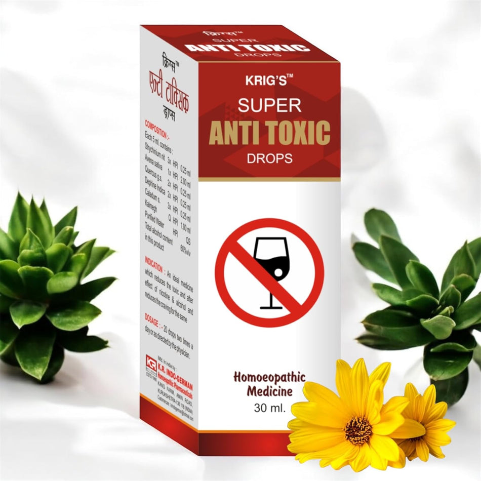 KRIG'S Anti Toxic Drops Homeopathic 30ml