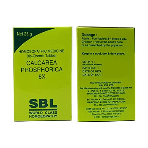 SBL Calcarea Phosphorica 6x 25gm || Pack Of 2