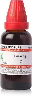 WSI Ginseng Q 30ml || Homeopathic Mother Tincture