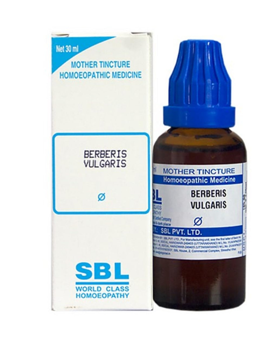 SBL Berberis Vulgaris Q - 30ml || Homeopathic Mother Tincture