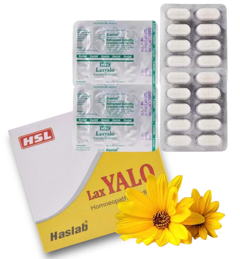 Haslab Laxyalo Tablet Homeopathic Medicine (50 Tab Pack)