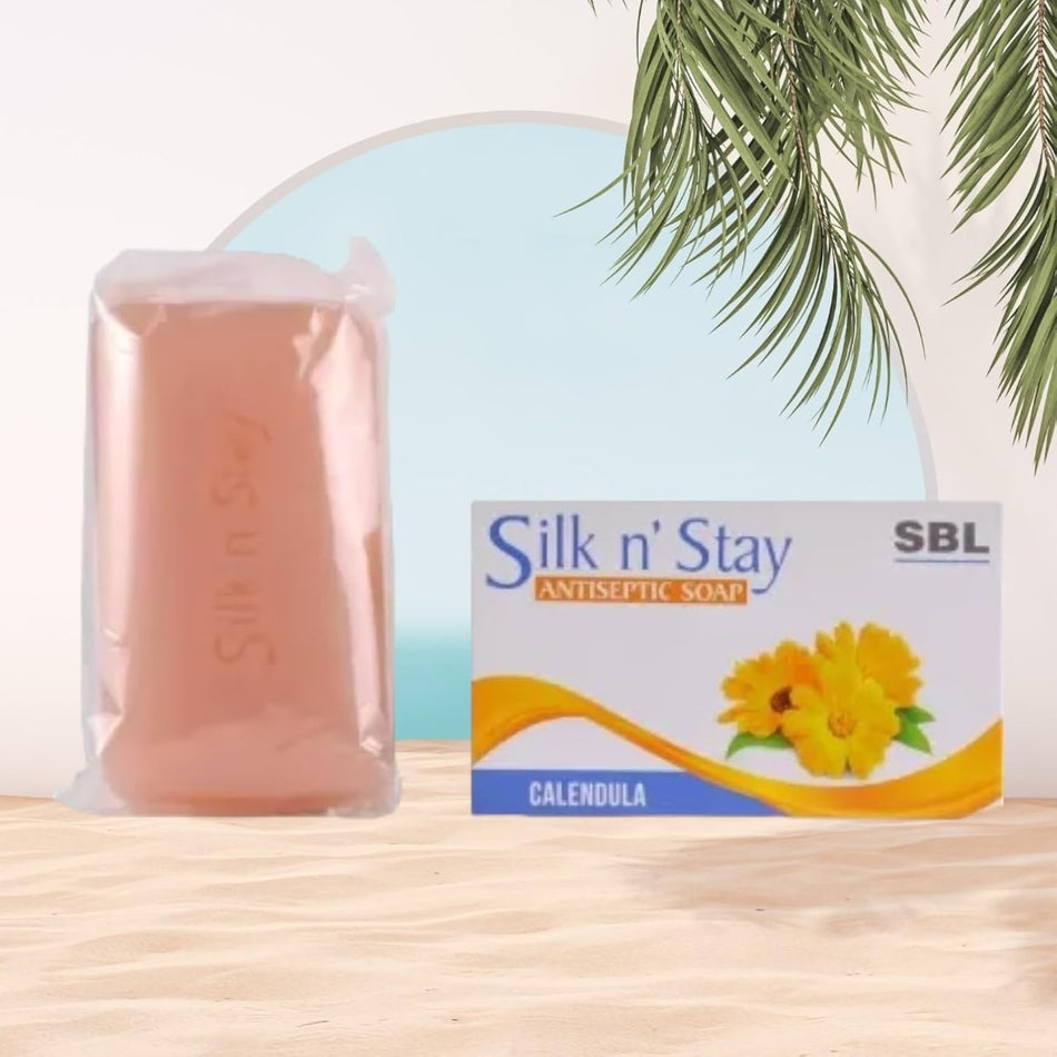 SBL Silk N Stay Calendula Antiseptic Soap (75g) || Pack Of 3