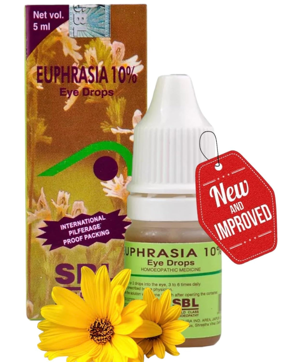 SBL Euphrasia 10% Eye Drops Homeopathy (10ml) - Pack Of 2