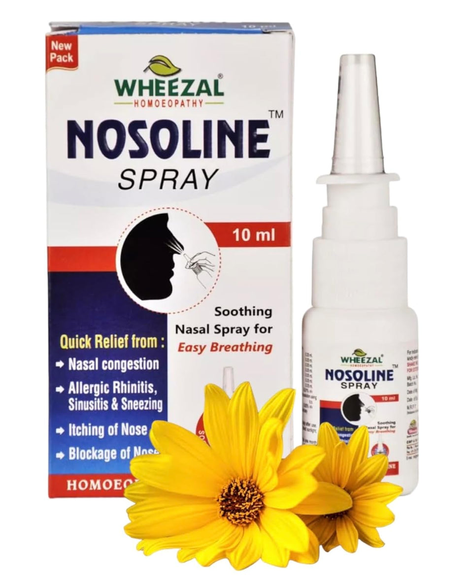 Wheezal Nosolin Spray Homoemedicine (10ml)