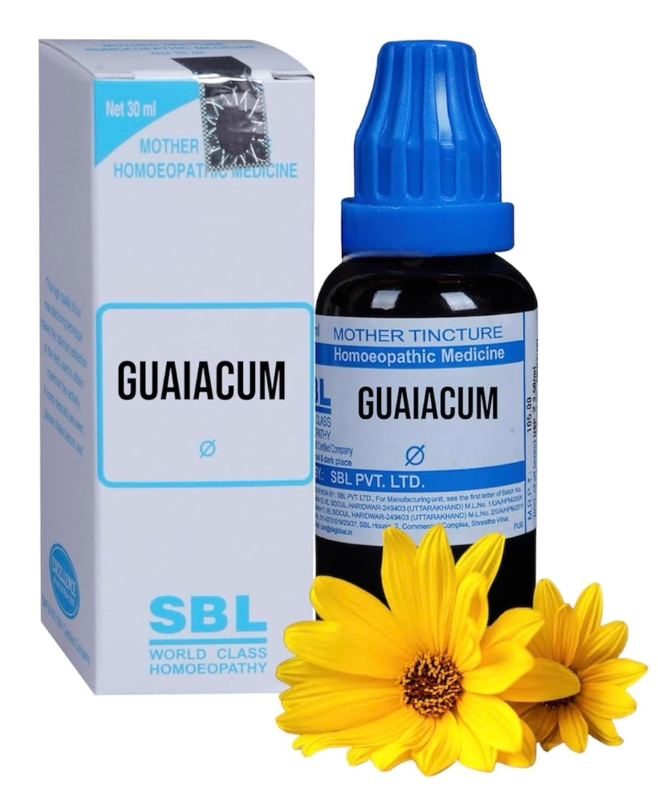 SBL Guaiacum Q - 30ml || Homeopathic Mother Tincture
