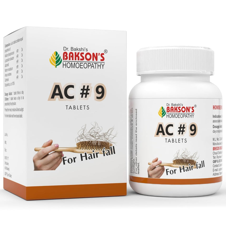 Baksons Homoeopathy AC #9  - 75 Tab