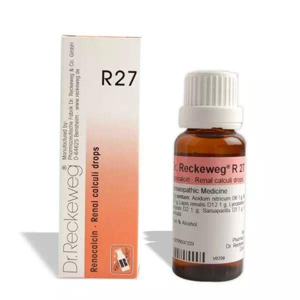 Dr Reckeweg R 27 Renal Calculi 22ml
