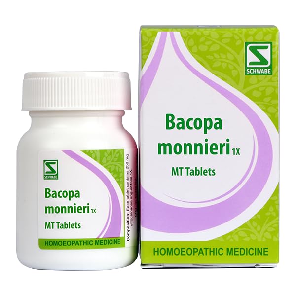 Dr Willmar Schwabe India Bacopa Monnieri Tablet 1X - 20g