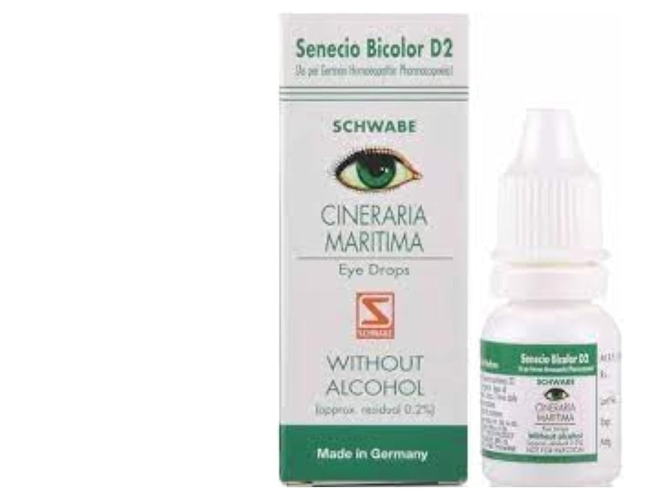 Dr. Willmar Schwabe Germany Cineraria Maritima (D2) Eye drops without alcohol 10ml