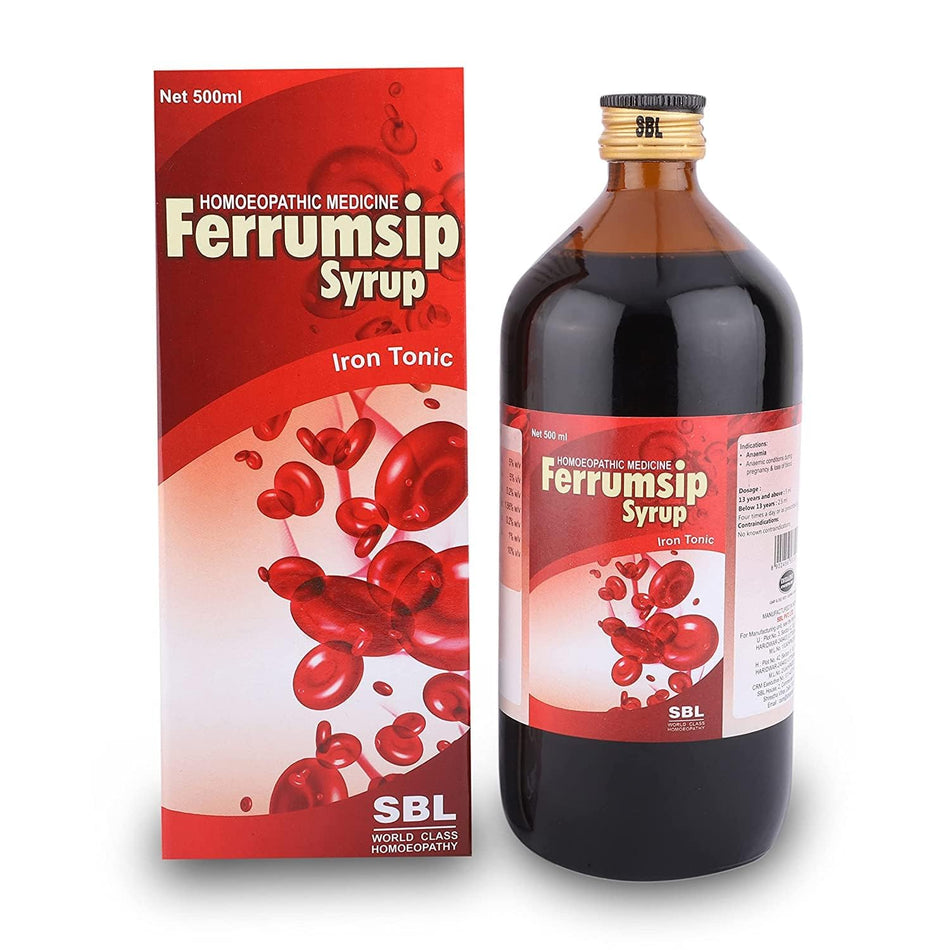 SBL Ferrumsip Homeopathic Iron Tonic Syrup - 500ml