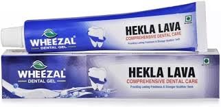 Wheezal Hekla lava dental gel toothpaste || 100gm X 3