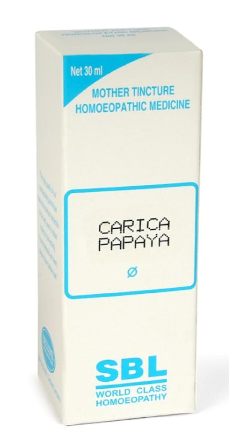 SBL Carica Papaya Q 30ml - Pack Of 2 || Homeopathic Mother Tincture