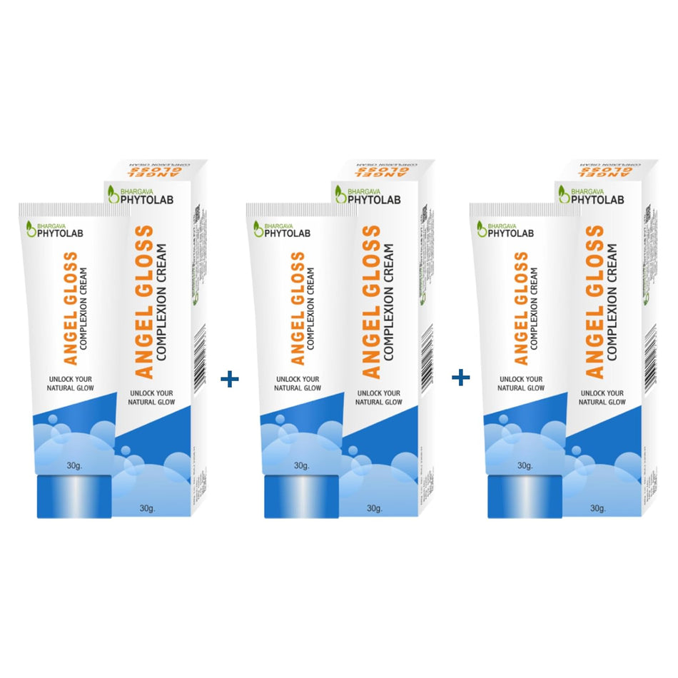 Bhargava Angel Gloss Complexion Cream 30g || Pack Of 3