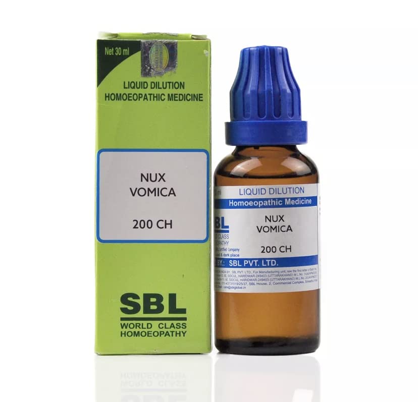 SBL Nux Vomica 200 CH (30ml) Pack Of 2 || Homeopathic DIlution