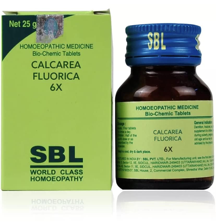 SBL Calcarea Fluorica 6X Tablets (25gm) (Pack of 2)