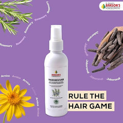 Bakson's Homoeopathy Hair Reviver Rosemary Water Spray -100 ml - Wholesale Pack of 3