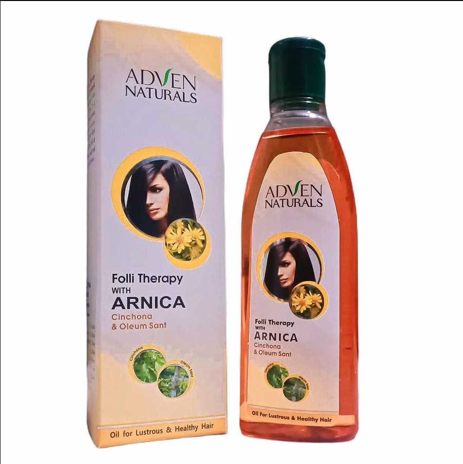 Adven Naturals Folli Therapy With Jaborandi Oil For Lustrous & Healthy Hair 200ml