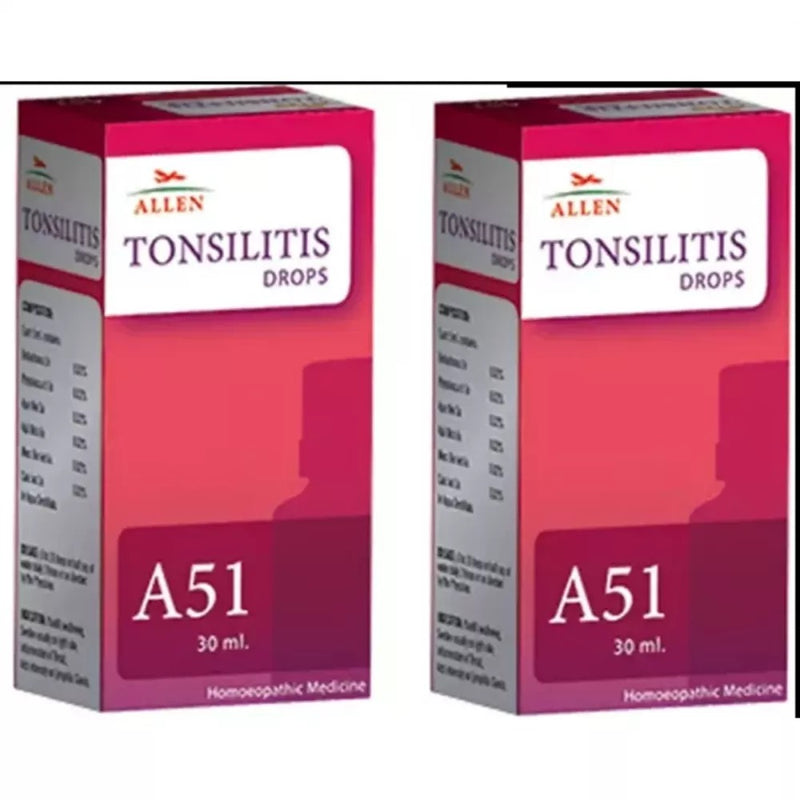 Allen A51 Tonsilitis Drops (30ml, Pack of 2)