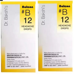 Bakson B12 Headache Drops (30ml, Pack of 2)