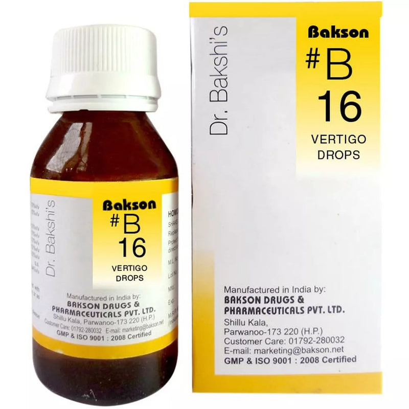 Bakson B16 Vertigo Drops (30ml)