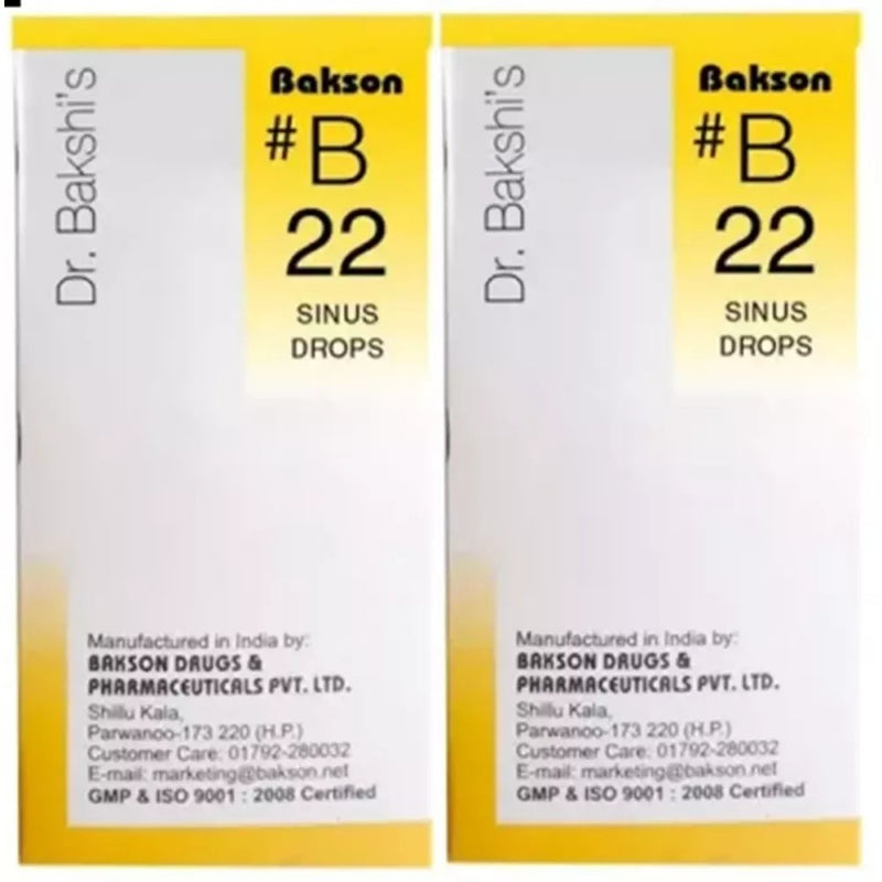 Bakson B22 Sinus Drops (30ml, Pack of 2)