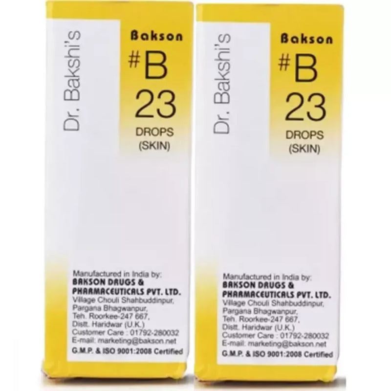 Bakson B23 Skin Drops (30ml, Pack of 2)