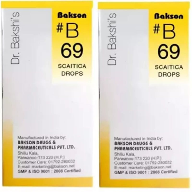 Bakson B69 Sciatica Drops (30ml, Pack of 2)