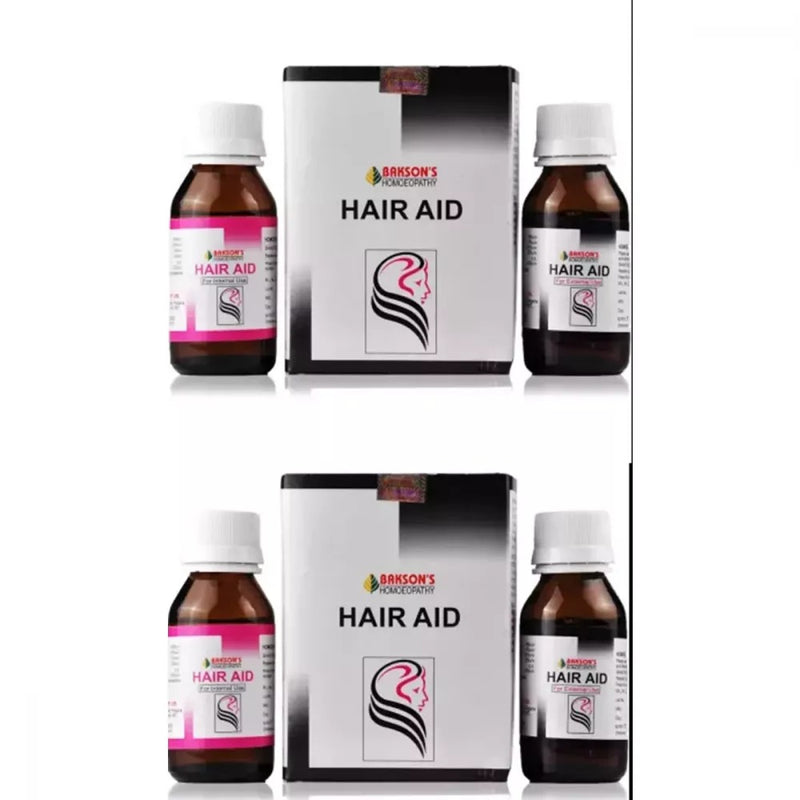 Bakson Hair Aid Drops (Twin Pack) (60ml, Pack of 2)