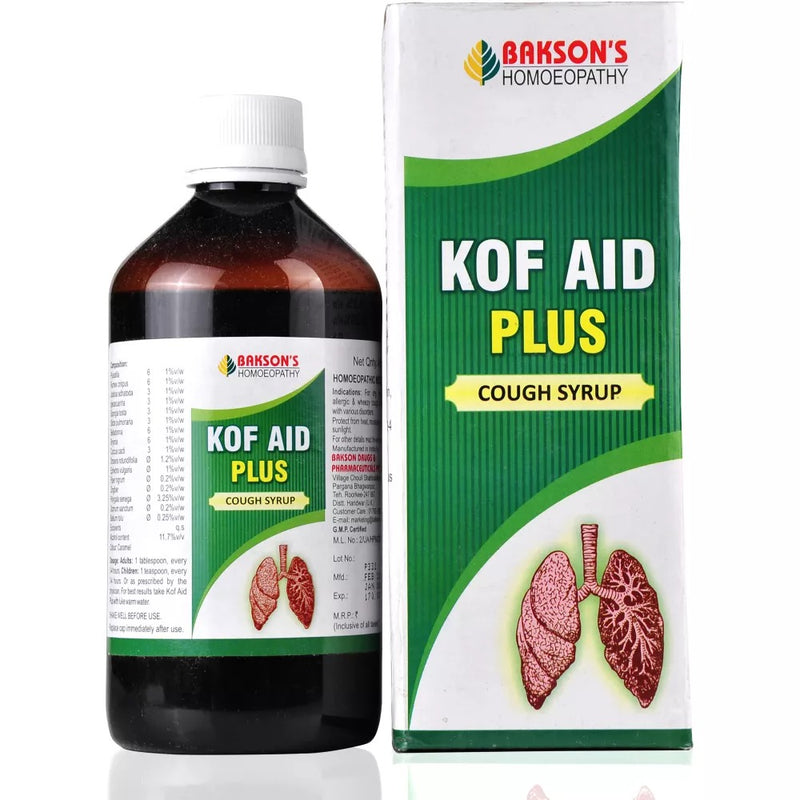 Bakson Kof Aid Plus Syrup (450ml)