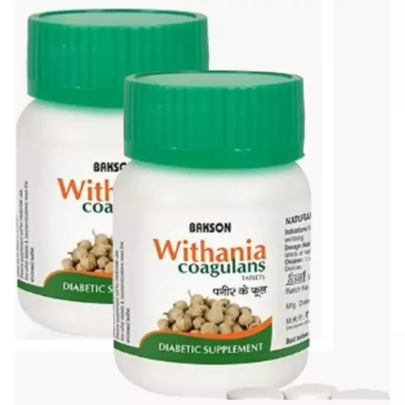 Bakson Withania Coagulans Tablet (75tab, Pack of 2)