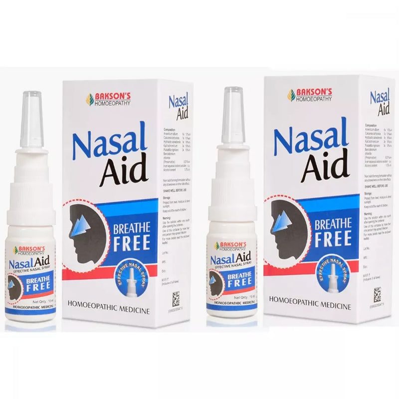 Bakson Nasal Aid Spray (10ml, Pack of 2)