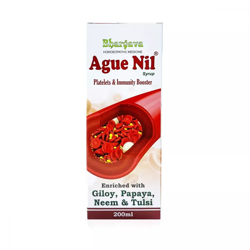 Dr Bhargava Ague Nil Syrup with Giloy, Papaya, Neem and Tulsi (200ml)