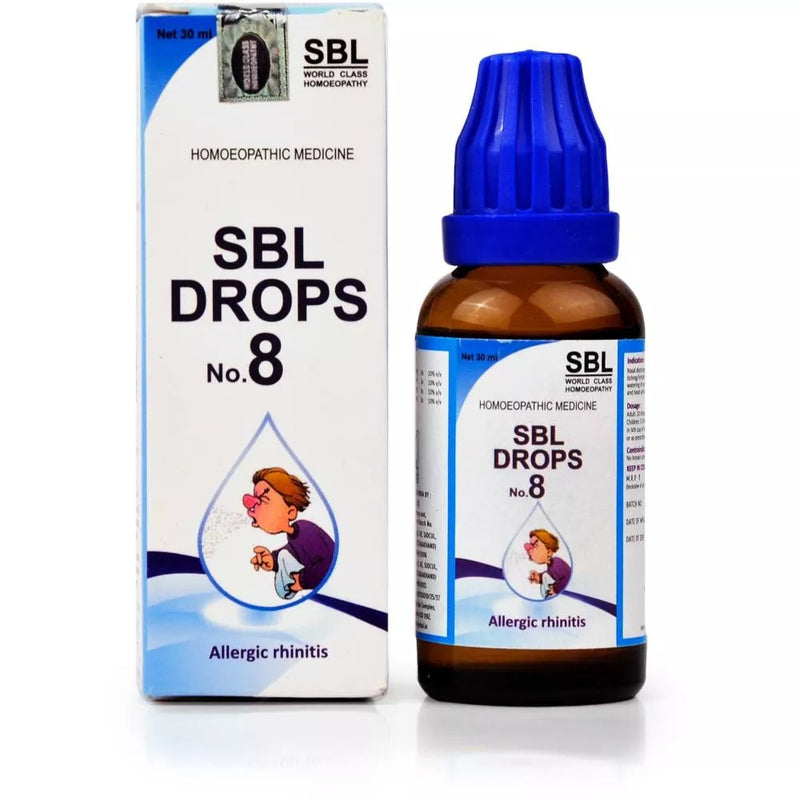 SBL Drops No 8 For Allergic Rhinitis (30ml)