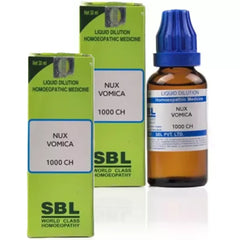 SBL Nux Vomica 1M (1000 CH) (30ml, Pack of 2)