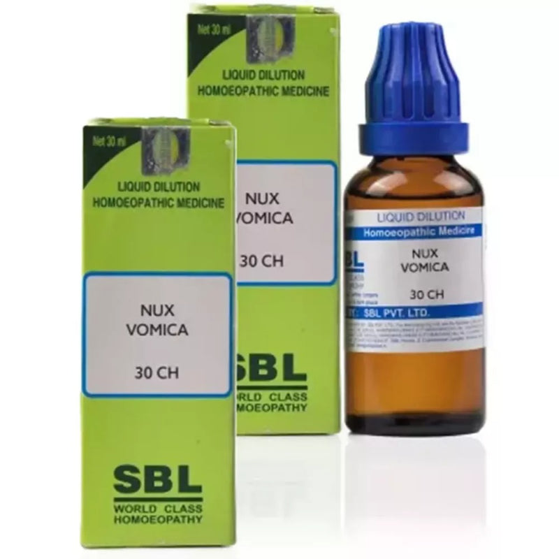 SBL Nux Vomica 30 CH (30ml, Pack of 2)