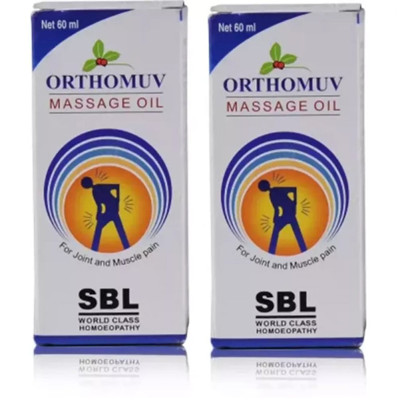 SBL Orthomuv Massage Oil (60ml, Pack of 2)