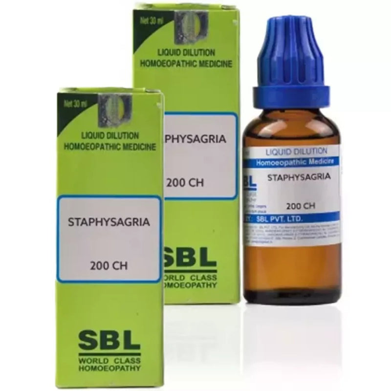 SBL Staphysagria 200 CH (30ml, Pack of 2)