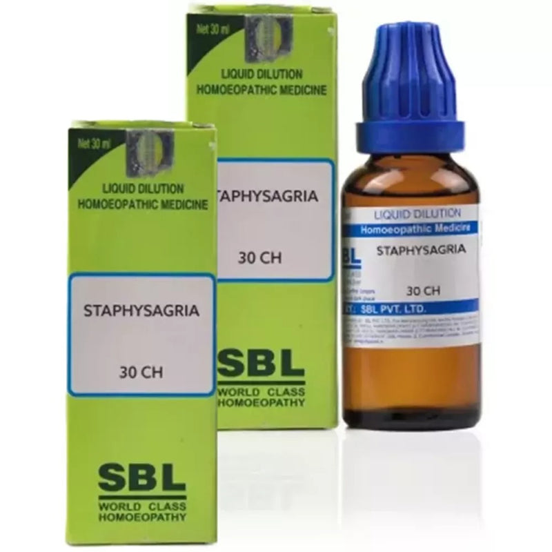 SBL Staphysagria 30 CH (30ml, Pack of 2)