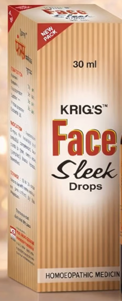 KRIG'S Face Sleek Drops Homeopathic 30ml
