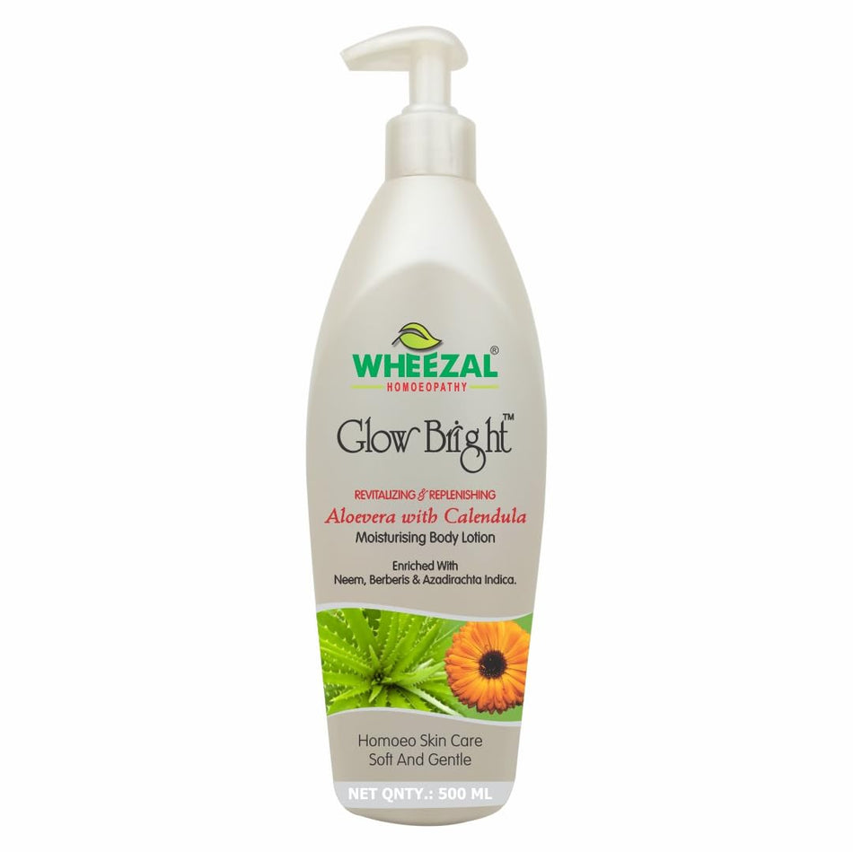 WHEEZAL Glow Bright-Moisturising Body Lotion(with Calendula & aloevera) 500 ml