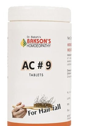 Baksons Homoeopathy AC #9  - 200 Tab