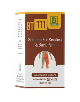 Burnett BT 111 Sciatica & Back Pain Tablet – Fast-Acting Relief for Sciatica & Lower Back Pain