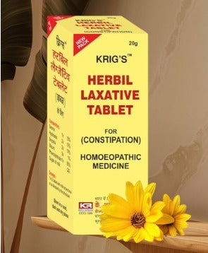 Krigs Herbil Laxative Tablet – Natural Homeopathic Relief for Constipation