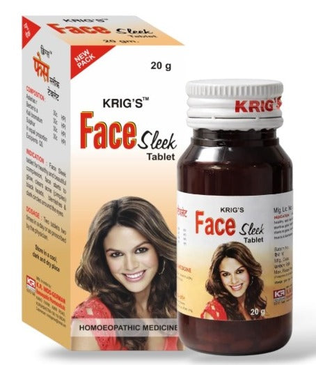 Krigs Face Sleek Tablet – Clear & Radiant Skin Naturally