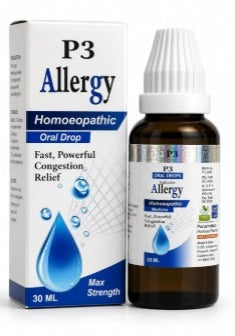 P3 Allergy Oral Drops – Powerful Homeopathic Allergy Relief