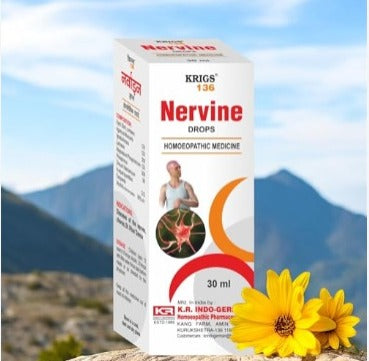 Krigs 136 Nervine Drops – Natural Support for Nervous System Health