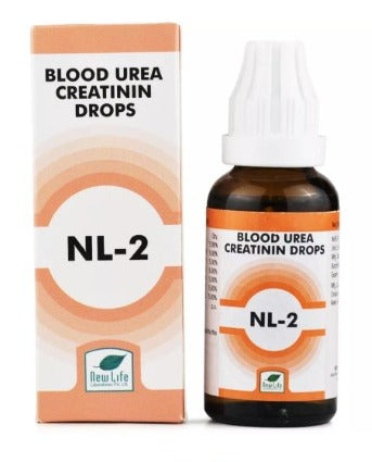New Life NL-2 Blood Urea Creatinin Drops – Advanced Support for Kidney Function, Urea Balance & Renal Wellness