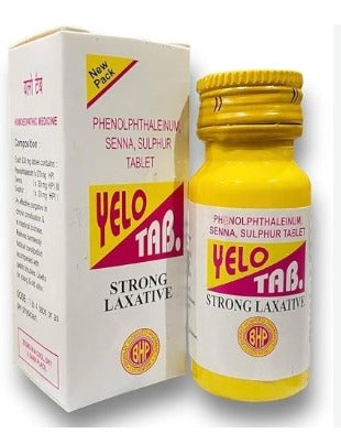 BHP Yelo Tab Strong Laxative – Natural Relief from Constipation